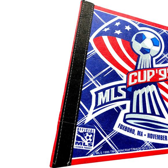 MLS Cup 1999 Foxboro Stadium Pennant - DC United v LA Galaxy - Picture 2 of 9